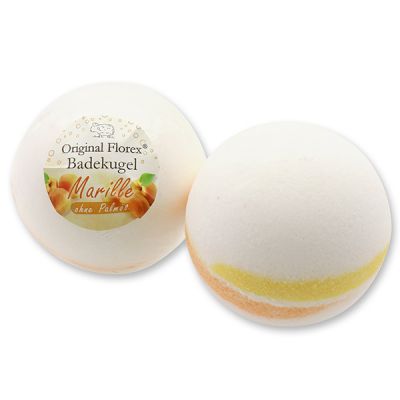 Bath ball with sheep milk 125g, Apricot 