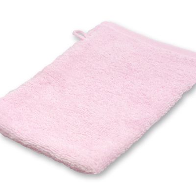 Washcloth 16 x 21 cm, light pink 