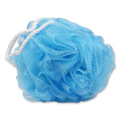 shower sponge, blue 