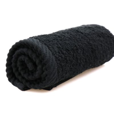 Face towel 30 x 30 cm, black 