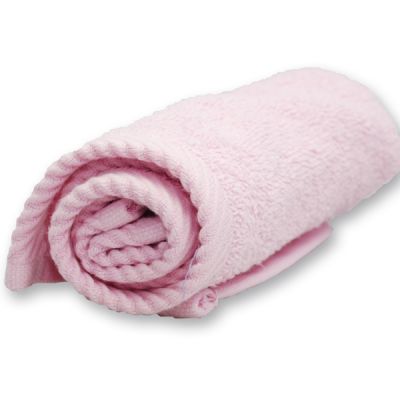 Face towel 30 x 30 cm, light pink 