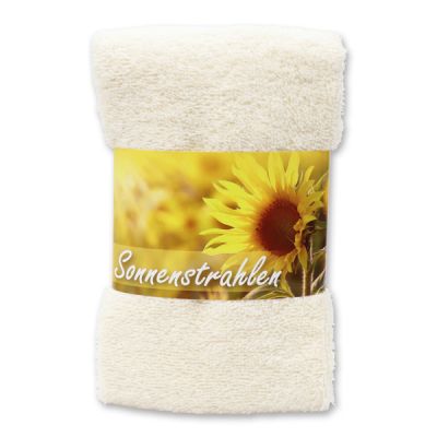 Guest towel 30x50cm "Sonnenstrahlen", beige 