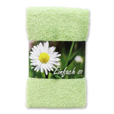 Guest towel 30x50cm "Einfach so", green 