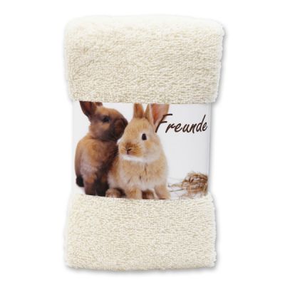 Guest towel 30x50cm "Freunde", beige 