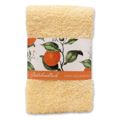 Guest towel 30x50cm "Orange", yellow 