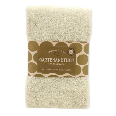 Gästehandtuch 30x50cm, "Handmade Paper" creme 