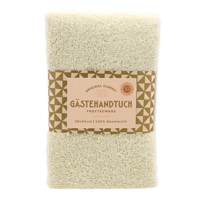 Gästehandtuch 30x50cm, "Handmade Paper" creme 