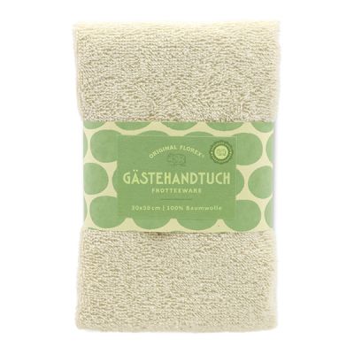 Gästehandtuch 30x50cm, "Handmade Paper" creme 