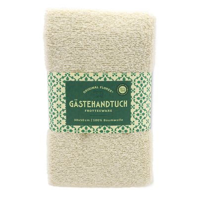 Gästehandtuch 30x50cm, "Handmade Paper" creme 