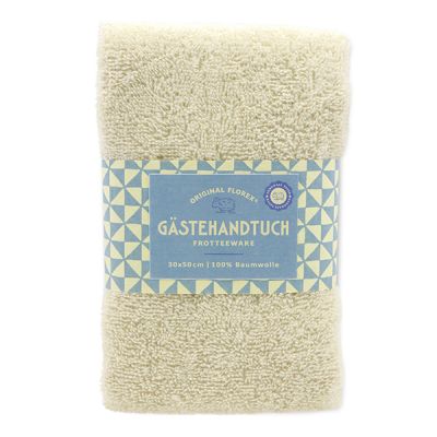Gästehandtuch 30x50cm, "Handmade Paper" creme 