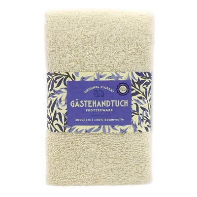 Gästehandtuch 30x50cm, "Handmade Paper" creme 
