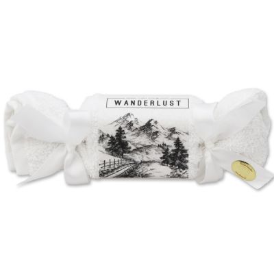 Sheep milk soap 100g in a washcloth "Wanderlust", Edelweiss 