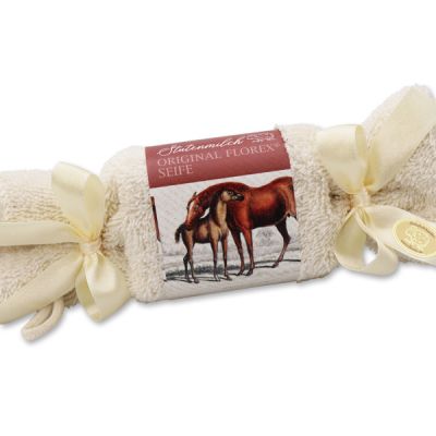 Milk soap 100g in a washcloth, Mare's milk 