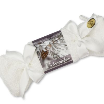Sheep milk soap 100g in a washcloth "Winterzauber", Classic 