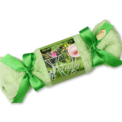 Sheep milk soap 100g in a washcloth "Erholung", Garden soap 