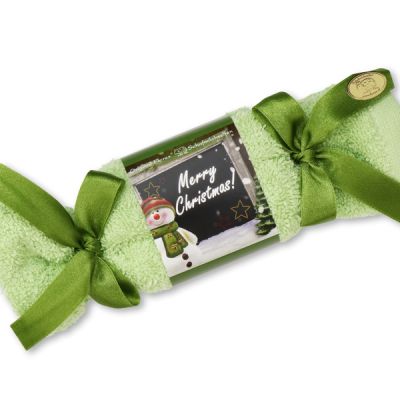 Sheep milk soap 100g in a washcloth "Merry Christmas", Verbena 