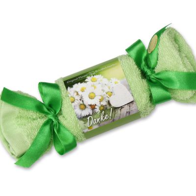 Sheep milk soap 100g in a washcloth "Danke", Classic 