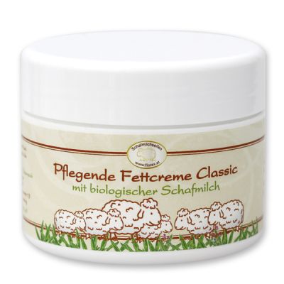 Pflegende Fettcreme mit biologischer Schafmilch 125ml, Classic 