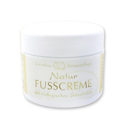 Natur Fußcreme mit biologischer Schafmilch 50ml 