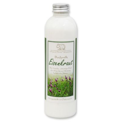 Bodymilk mit biologischer Schafmilch 250ml in der Flasche, Eisenkraut 