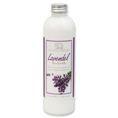 Bodymilk with organic sheep milk 250ml in the bottle, Lavender 