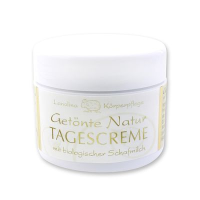 Natur Tagescreme getönt mit biologischer Schafmilch 50ml 