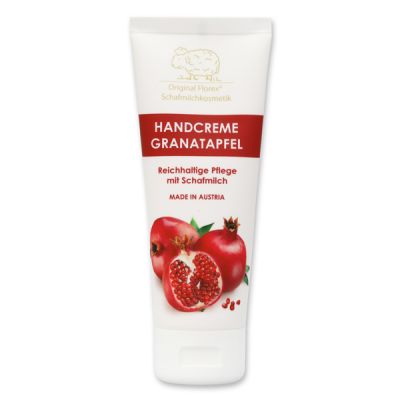 Handcreme mit biologischer Schafmilch 75ml, Granatapfel 