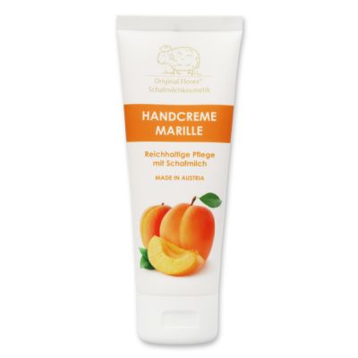 Hand cream with organic sheep milk 75ml, Apricot 