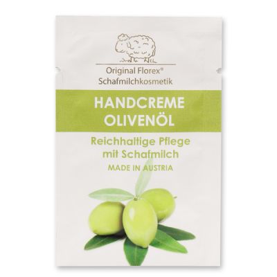 Handcreme mit biologischer Schafmilch 3ml Tester, Olivenöl 