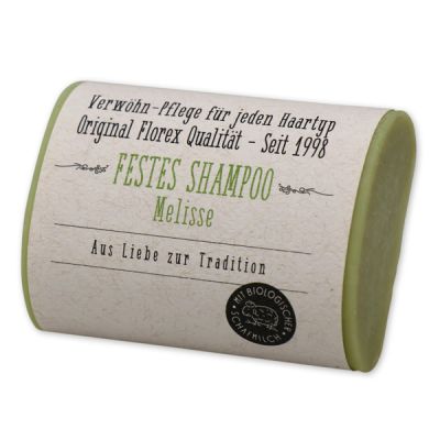 Hard shampoo 100g wrapped with a paper, Melissa 