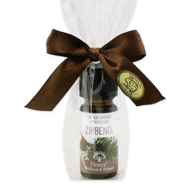 100% natural essential oil 10ml in a cellophane bag, Swiss pine oil 