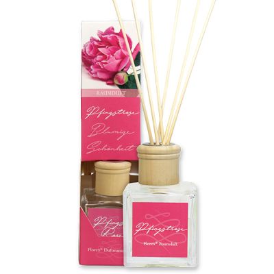 Room scent 100ml with sticks, Peony 