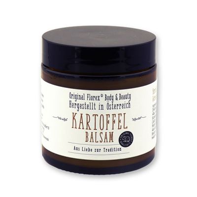 Kartoffel Balsam 100ml im braunen Glastiegel "Aus Liebe zur Tradition" 