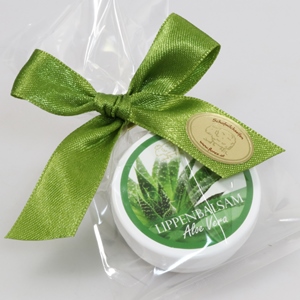 Lip balm 10ml in a cellophane, Aloe vera 