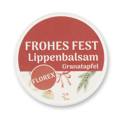 Lip balm 10ml "Frohes Fest", Pomegranate 