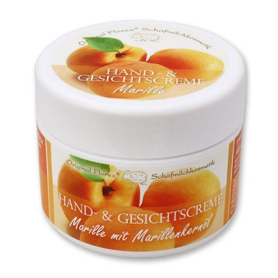 Hand- und Gesichtscreme 125ml, Marille mit Marillenkernöl 