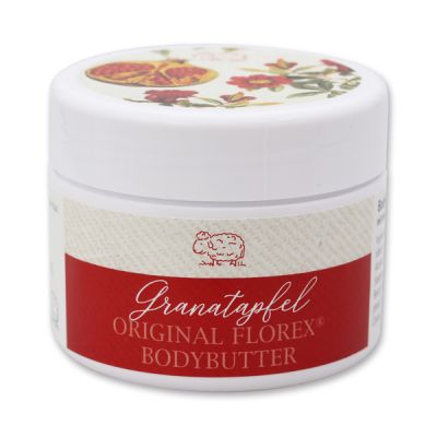 Body butter with organic sheep milk 125ml, Pomegranate 