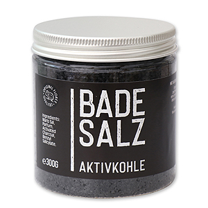 Badesalz 300g "Black Edition", Aktivkohle 