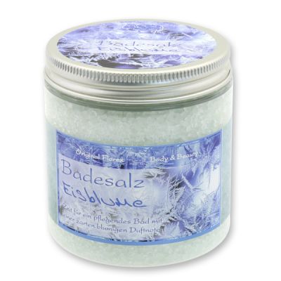 Bath salt 300g in a container modern, Ice flower 