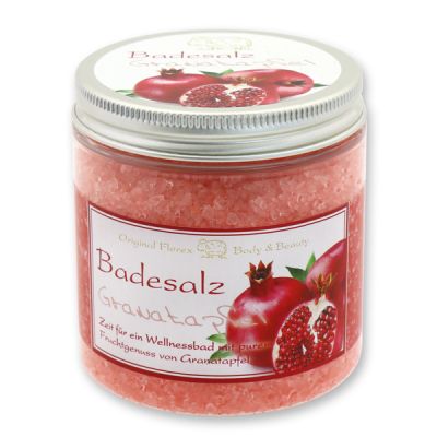 Bath salt 300g in a container modern, Pomegranate 