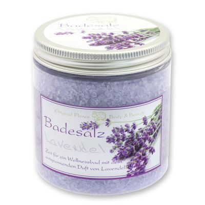 Bath salt 300g in a container modern, Lavender 