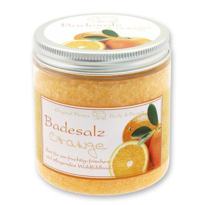 Badesalz 300g in der Dose modern, Orange 