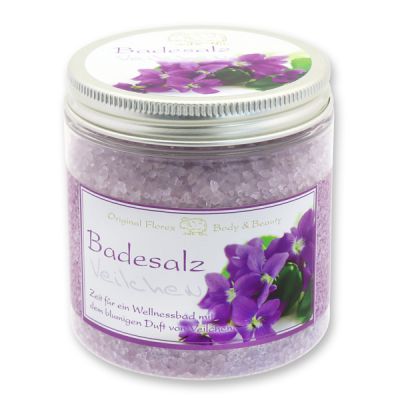 Bath salt 300g in a container modern, Viola 