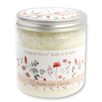 Bath salt 300g "Blütenzart" with design 2, Classic 