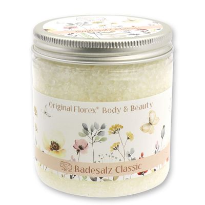 Bath salt 300g "Blütenzart" with design 3, Classic 