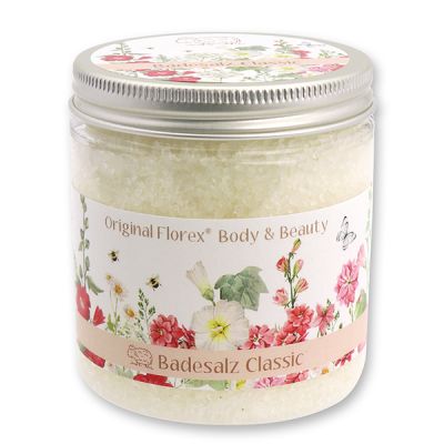 Bath salt 300g "Blütenzart" with design 7, Classic 