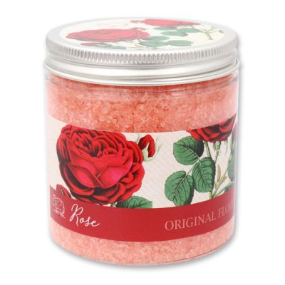 Bath salt 300g in a container, Rose 