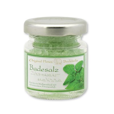 Badesalz 60g im Glas, Zitronenmelisse 