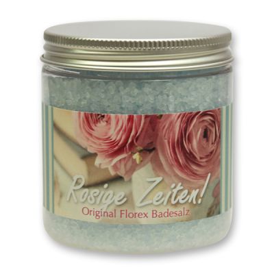 Bath salt 300g in a container "Rosige Zeiten", Forget-me-not 