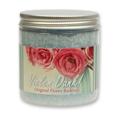 Bath salt 300g in a container "Vielen Dank", Forget-me-not 